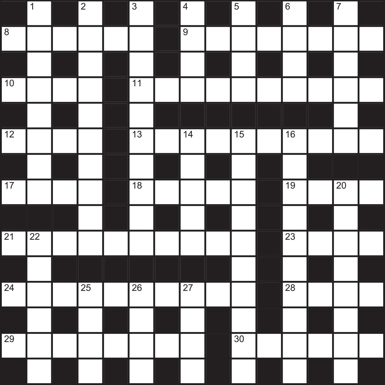 image of crossword puzzle