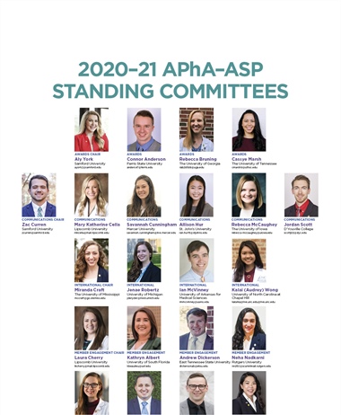 2020–21 APhA–ASP Standing Committees
