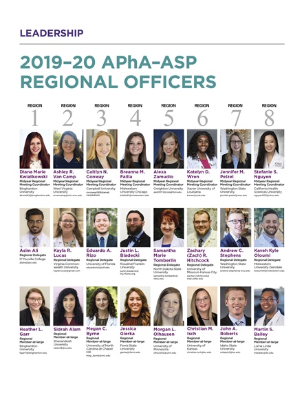 2019-20 APhA-ASP Regional Officers